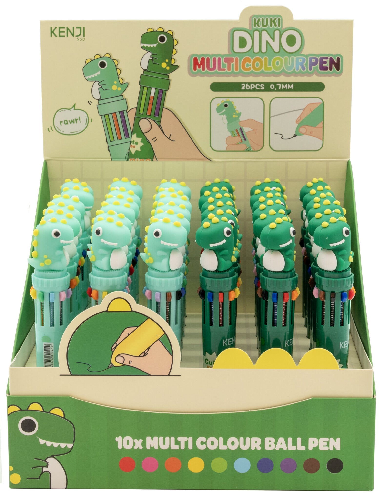 Meerkleuren pen Dinosaurus - Kenji | Kenji