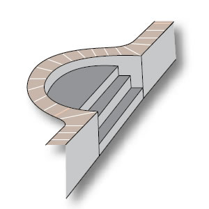 Meerprijs liner romeinse trap | LMP