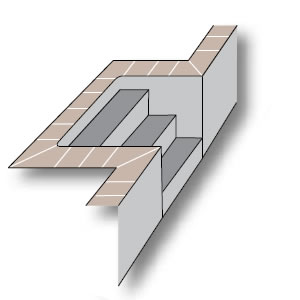 Meerprijs liner uitwendig trap | LMP