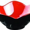 Melamine Kom Zwart/Rood - 9 x 4cm | Tokyo Design Studio