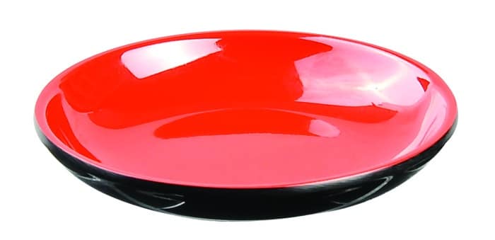 Melamine Sausbord Zwart/Rood - 8.5cm | Tokyo Design Studio