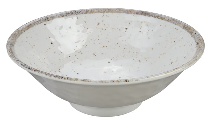 Melamine Witte Saladekom - Tokyo Design Studio - 1000ml - 24.2 x 8.8cm | Tokyo Design Studio