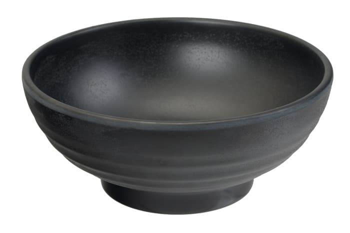Melamine Zwarte Kom - 850ml - 19 x 8cm | Tokyo Design Studio