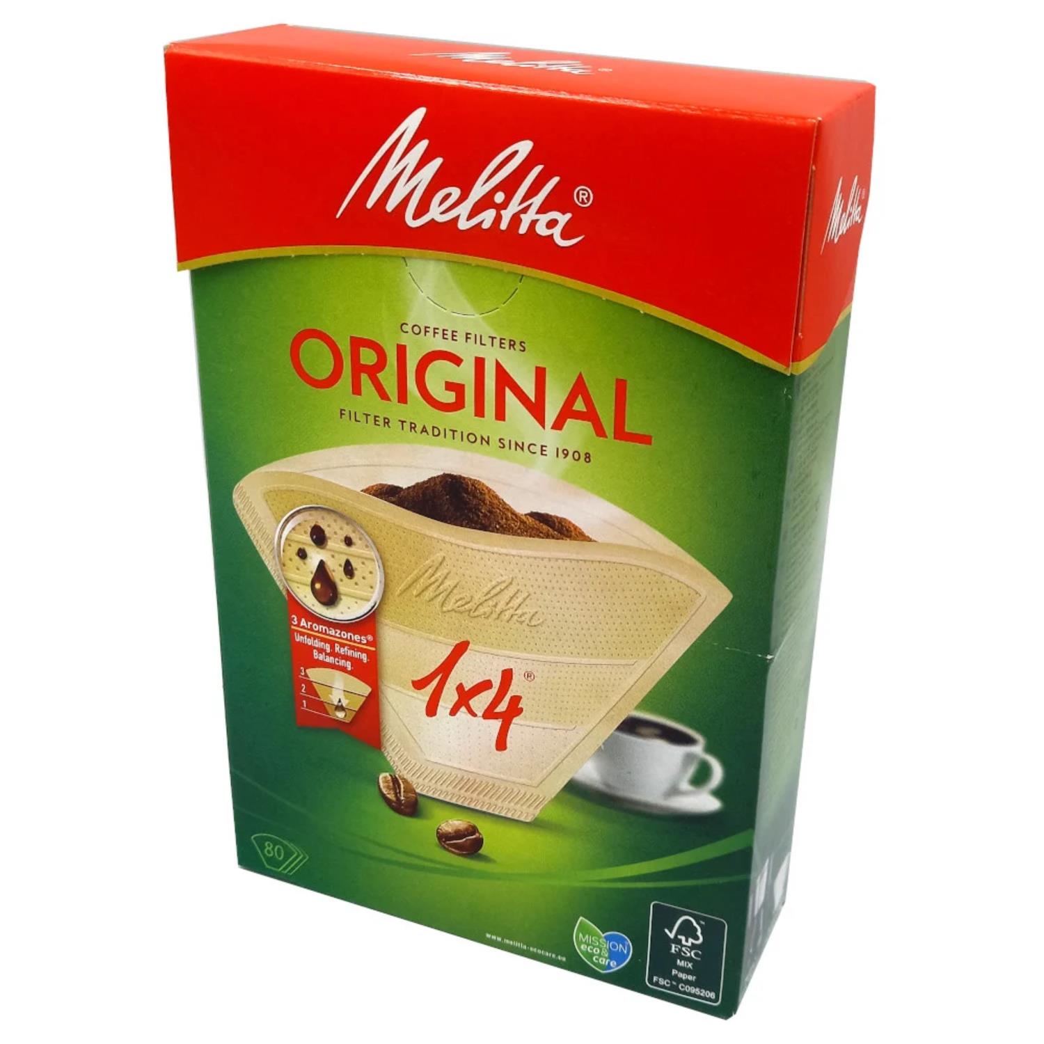Melitta koffiefilter 1x4 80st | Melitta