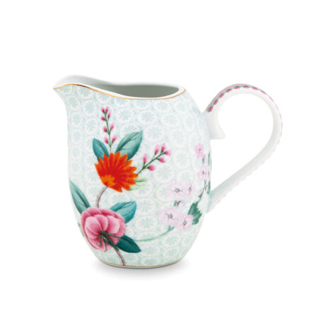 Melkkannetje S Blushing Birds White 250ml | PiP Studio