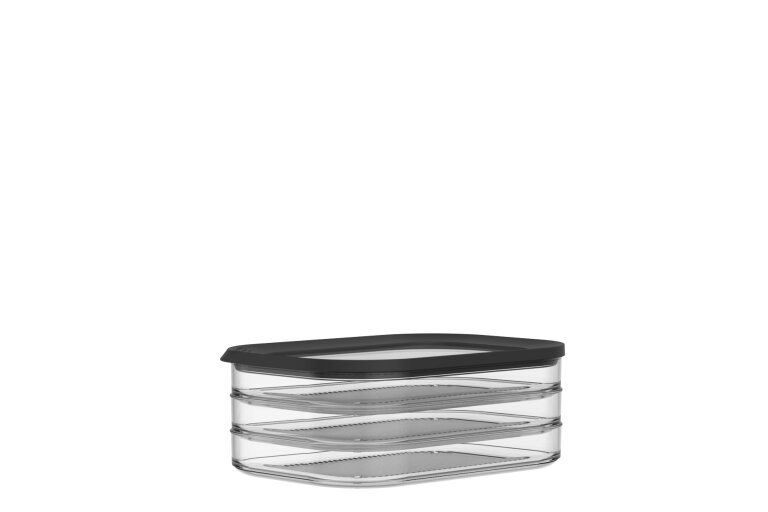 Mepal Vleeswarendoos Modula 550/3 zwart | Mepal