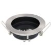 Mesa LED Inbouwspot - Kantelbaar armatuur - Diameter 100mm - GU10 Fitting incl. lamphouder - Rond - IP20 - RVS | HOFTRONIC