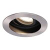 Mesa LED inbouwspot - GU10 4 Watt 345 Lumen - 4000K neutraal wit - Dimbaar - verzonken - Rond - Kantelbaar - IP20 Voor binnen - RVS | HOFTRONIC