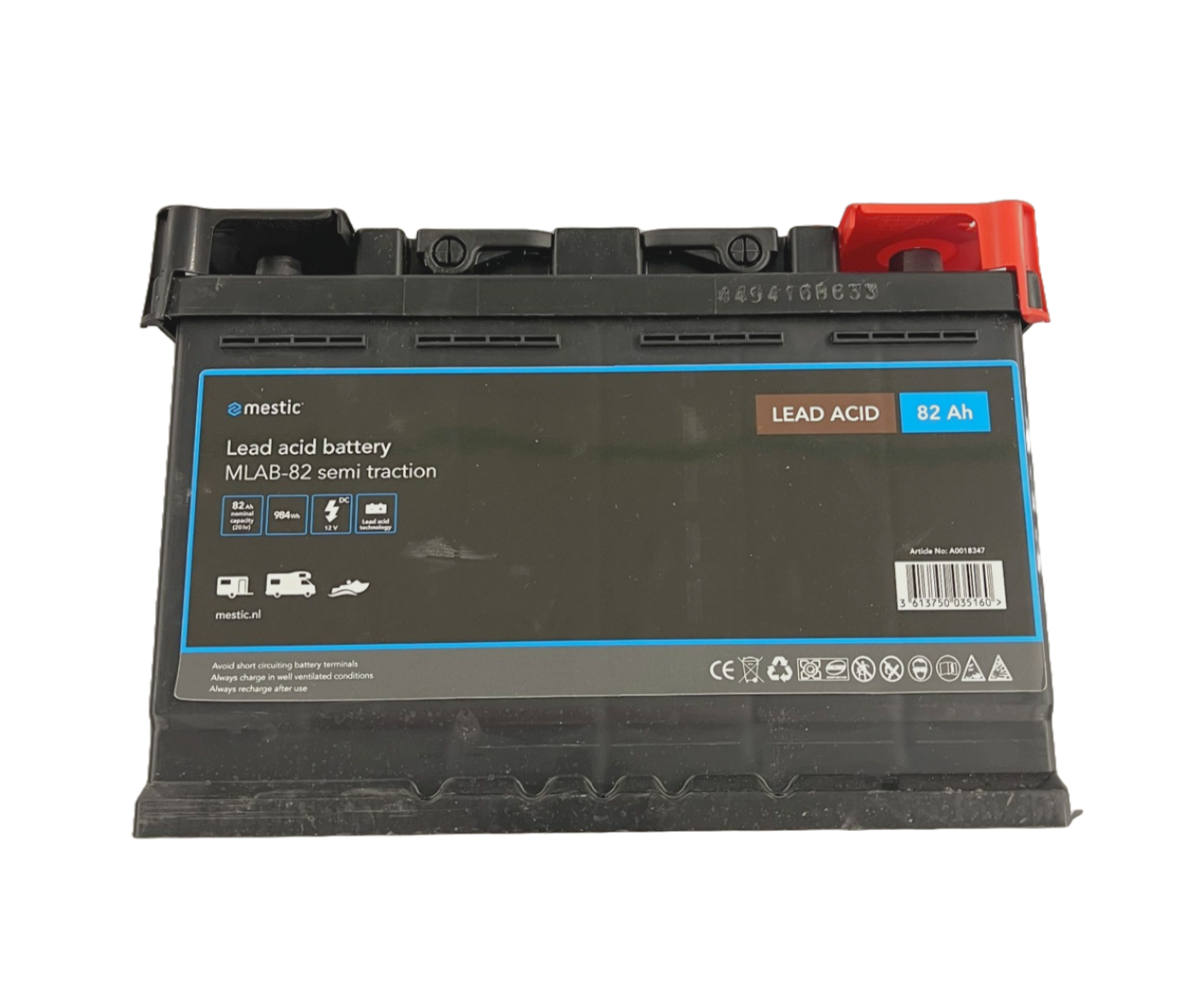 Mestic - MLAB-114 Semi Tractie Accu 82 Ah | Mestic