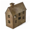 Metalen Windlicht huis peach -3 |