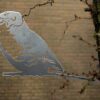 Metalen geluksvogel Uil | Artbizniz
