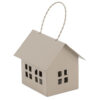 Metalen hanger huisje zand |