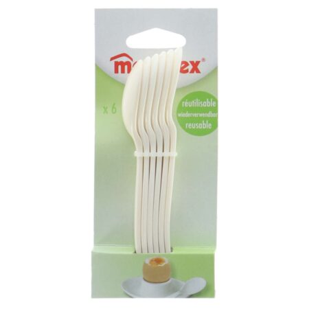 Metalex Eierlepels 6 Stuks | Metaltex