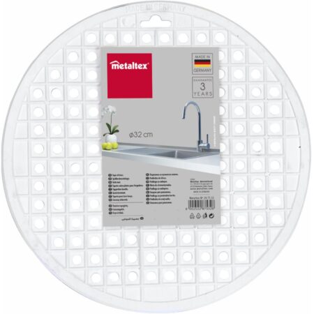 Metaltex Gootsteenmat rond Ø32cm | Metaltex