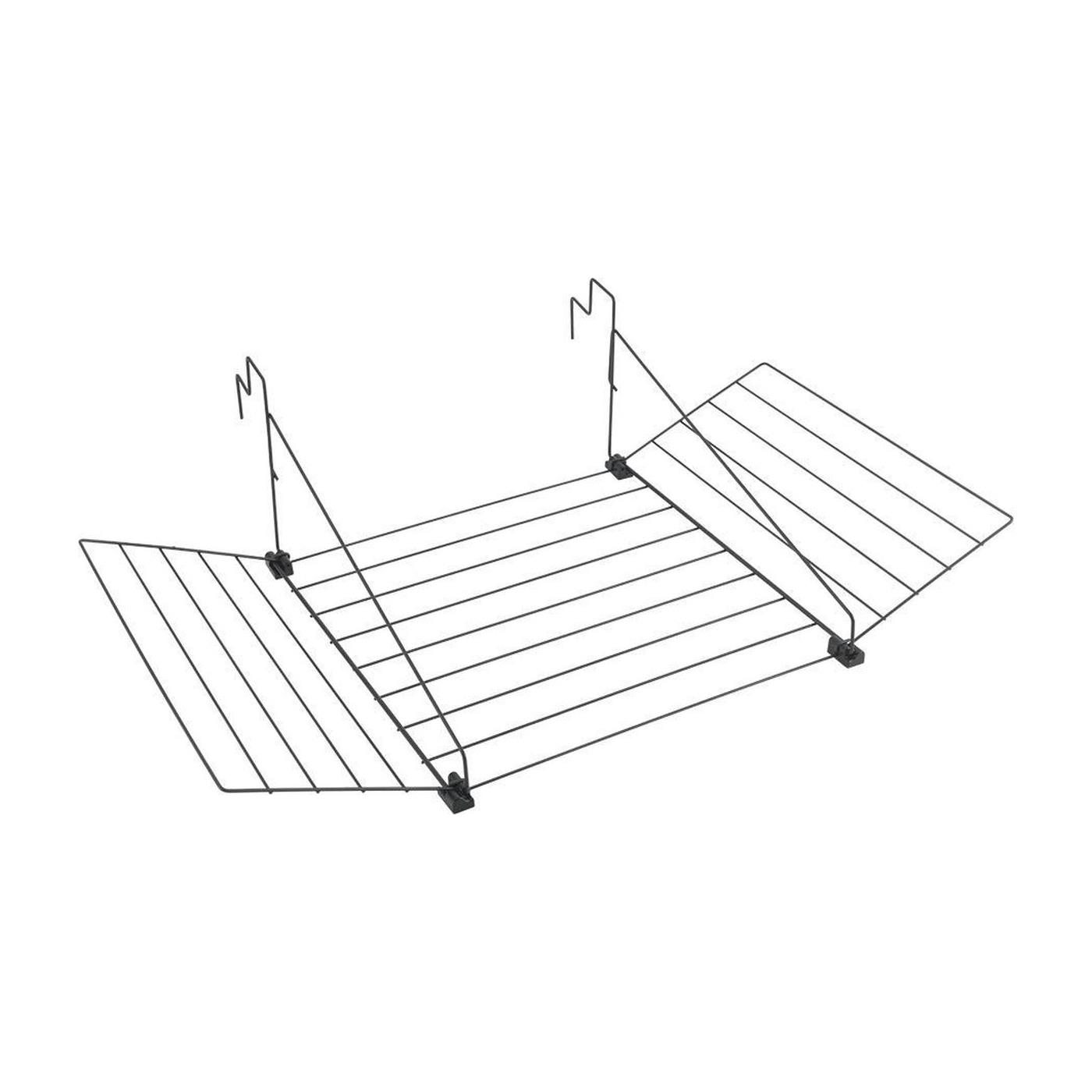 Metaltex droogrek Tilburg 12m zwart | Metaltex