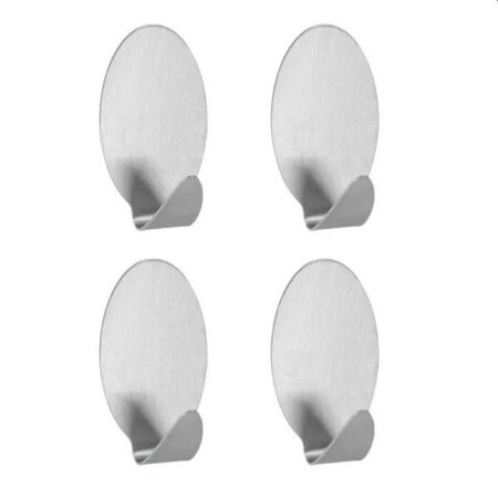 Metaltex zelfklevende haakjes 4 stuks | Metaltex