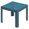 Miami bijzet tuintafel 40x40cm blauw | Grosfillex