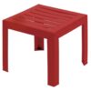 Miami bijzet tuintafel 40x40cm bordeaux | Grosfillex