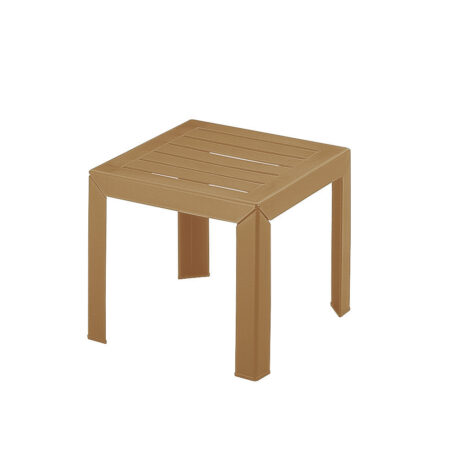 Miami bijzet tuintafel 40x40cm camel | Grosfillex