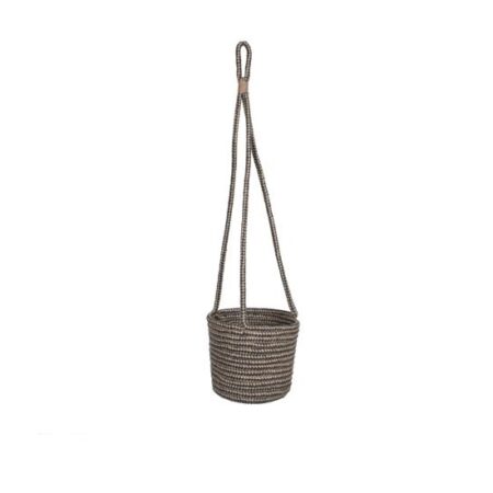 Mica Lombok hangpot d.grijs - l65xd15cm | Mica