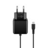 Micro-USB voeding compleet - Micro-USB oplader - USB 2.0 micro stekker - 1.5m - 1000mA - 5 Watt - 5V - Zwart | Goobay