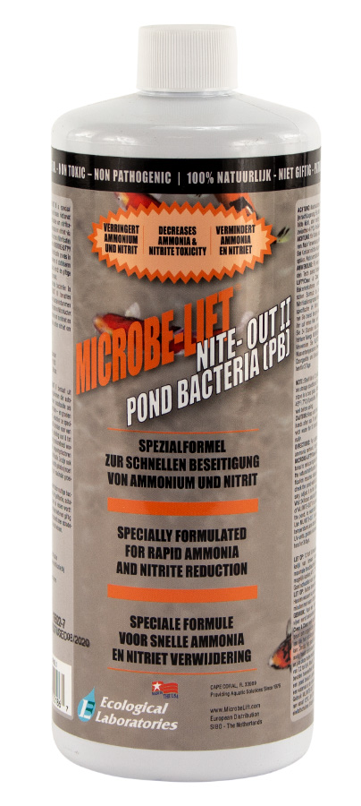 Microbe-lift Nite Out II snelle amonia en nitriet verwijdering 1L | Microbe-Lift