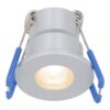 Milano mini LED inbouwspot - 12 Volt 3 Watt 200 lumen - 2700K warm wit - Dimbaar - Plat 34mm - IP65 waterdicht - Grijs - Veranda spots | HOFTRONIC
