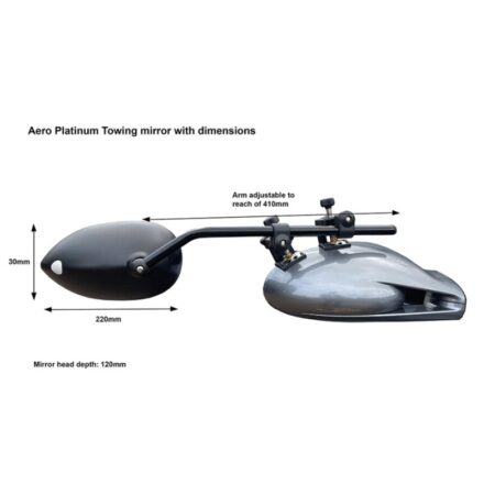 Milenco - Aero Platinum Caravanspiegel Set | Milenco