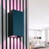 Miles XL Smart Wandlamp LED - Wifi + Bluetooth - 20W 2000lm - Dimbaar - RGBWW - IP65 waterdicht - Up Down lamp - Verstelbaar - Zwart - Google Home