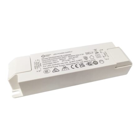 Mingfirst LED Paneel transformator - 40 Watt - DC connector - LED trafo - IP20 voor binnen | HOFTRONIC