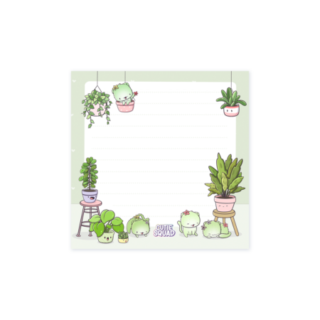 Mini Sticky Notes - Cactus Cat | CutieSquad