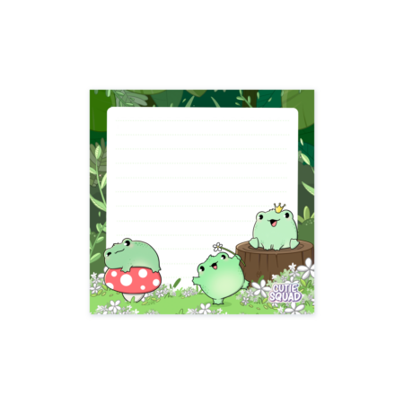 Mini Sticky Notes - Frog Festival | CutieSquad