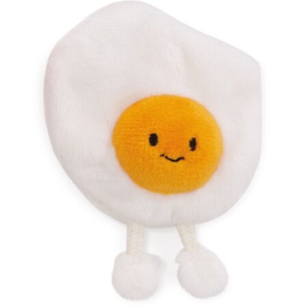 Mini pluche magneetje gebakken ei - 6 cm | Nici