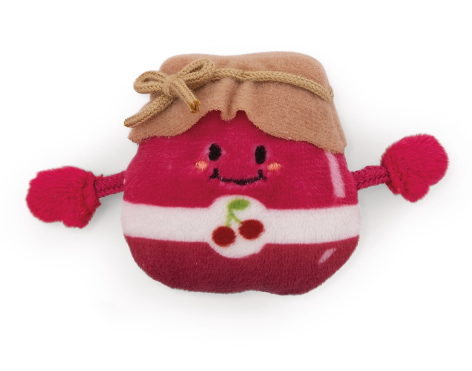Mini pluche magneetje kersenjam - 6 cm | Nici