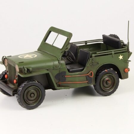 Miniatuurmodel Tin Leger Jeep | DecoImport