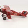 Miniatuurmodel Tin vliegtuig Rode Baron | DecoImport