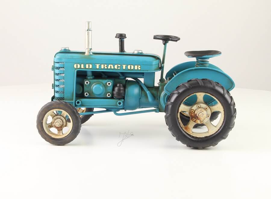 Miniatuurmodel oude Tractor | DecoImport
