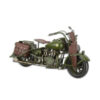 Miniatuurmodel tinnen leger motorfiets | DecoImport