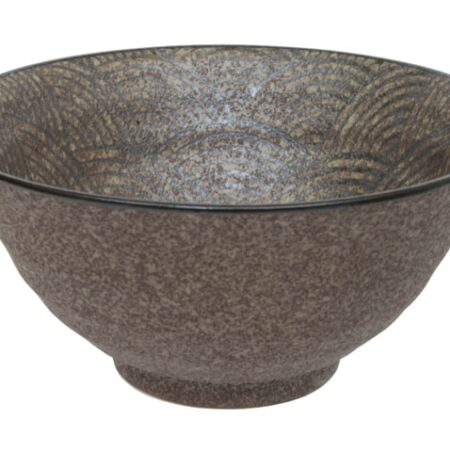 Mino Yaki bruine kom - 1200ml - 20 x 10 cm | Tokyo Design Studio