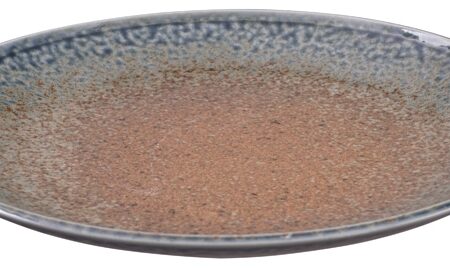 Minoyaki Blauw Bord - Handgemaakt met Authentieke Japanse Glazuur - 29cm | Tokyo Design Studio