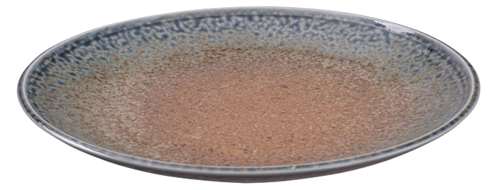 Minoyaki Blauw Bord - Handgemaakt met Authentieke Japanse Glazuur - 29cm | Tokyo Design Studio