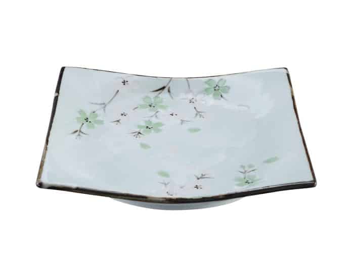 Mintgroen Vierkant Bord - Green Cosmos - 17.5x17.5cm | Tokyo Design Studio