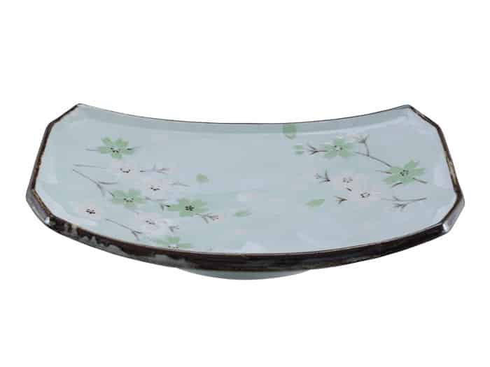 Mintgroen Vierkant Bord - Green Cosmos - 22 x 15cm | Tokyo Design Studio