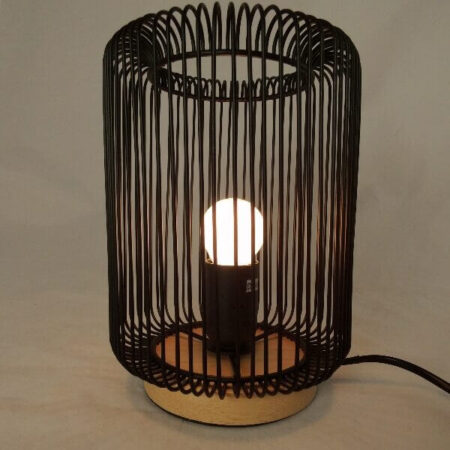 Moderne metalen tafellamp zuil | Sam. B.V.
