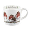 Mok Christmas Rockin Robins | Wrendale design