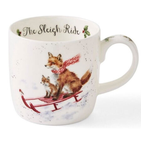 Mok Christmas The Sleigh Ride | Wrendale design
