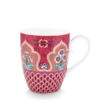 Mok L Flower Festival Scallop dk Pink 350ml | PiP Studio