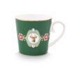 Mok L Love Birds Medallion Deer Dark Green | PiP Studio