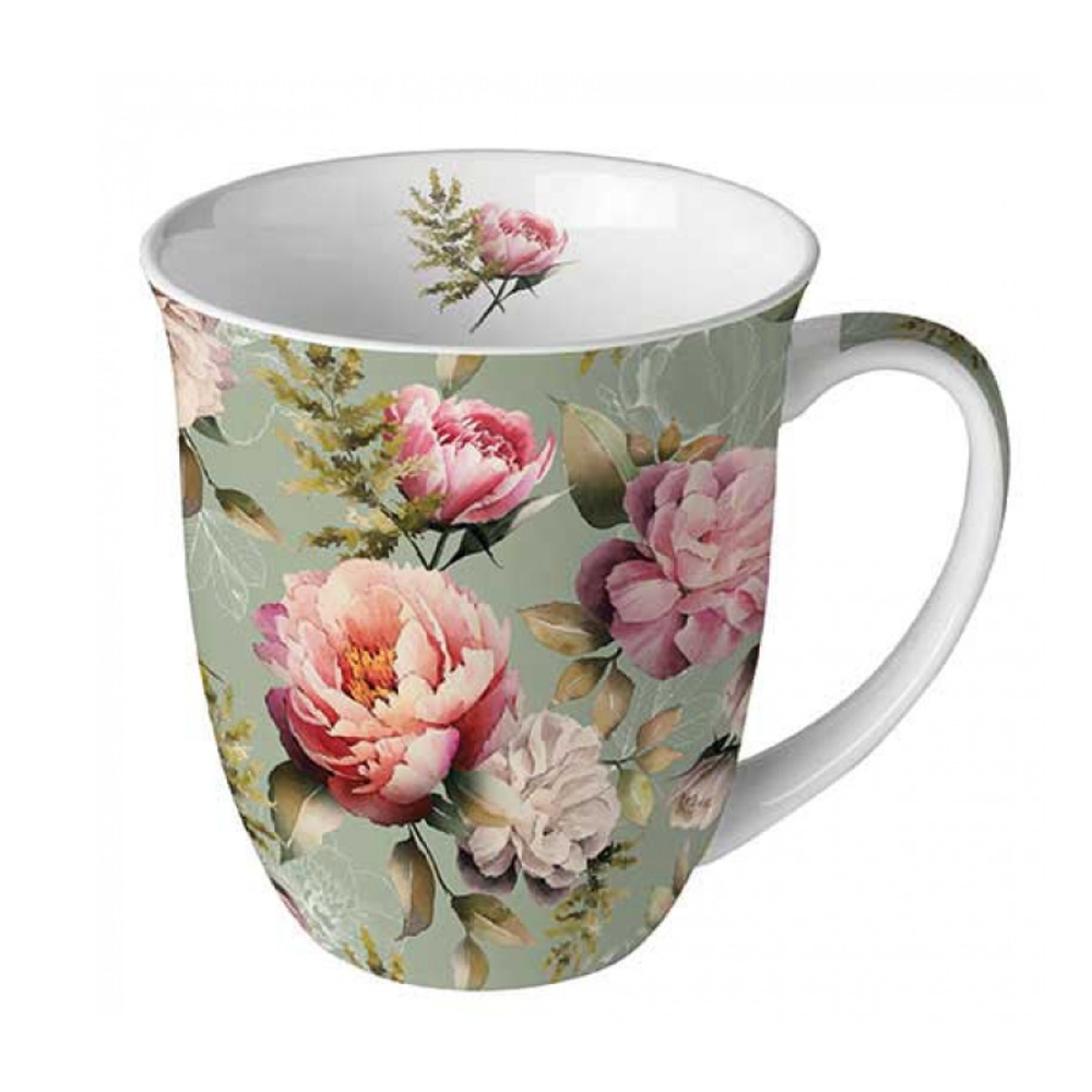 Mok Pioenrozen Groen 0.4L |