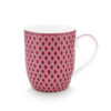 Mok S Flower Festival Scallop dk Pink 145ml | PiP Studio